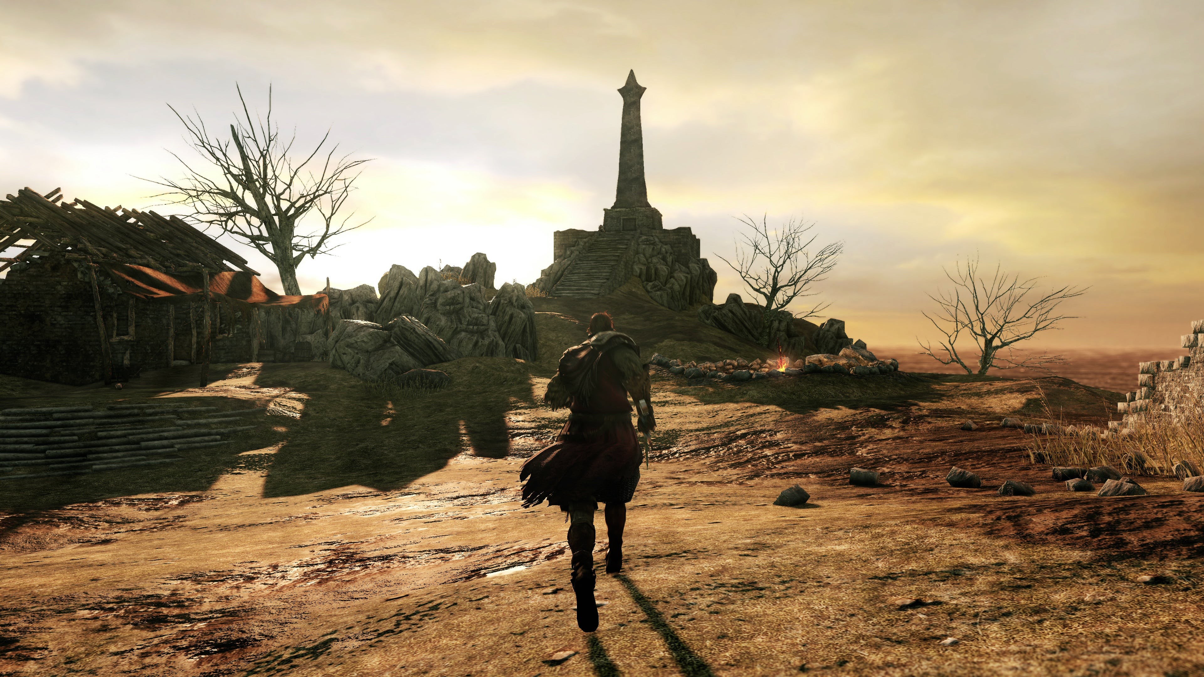 Cỏ và bóng đổ được bổ sung tại Majula với mod Dark Souls 2 Lighting Engine