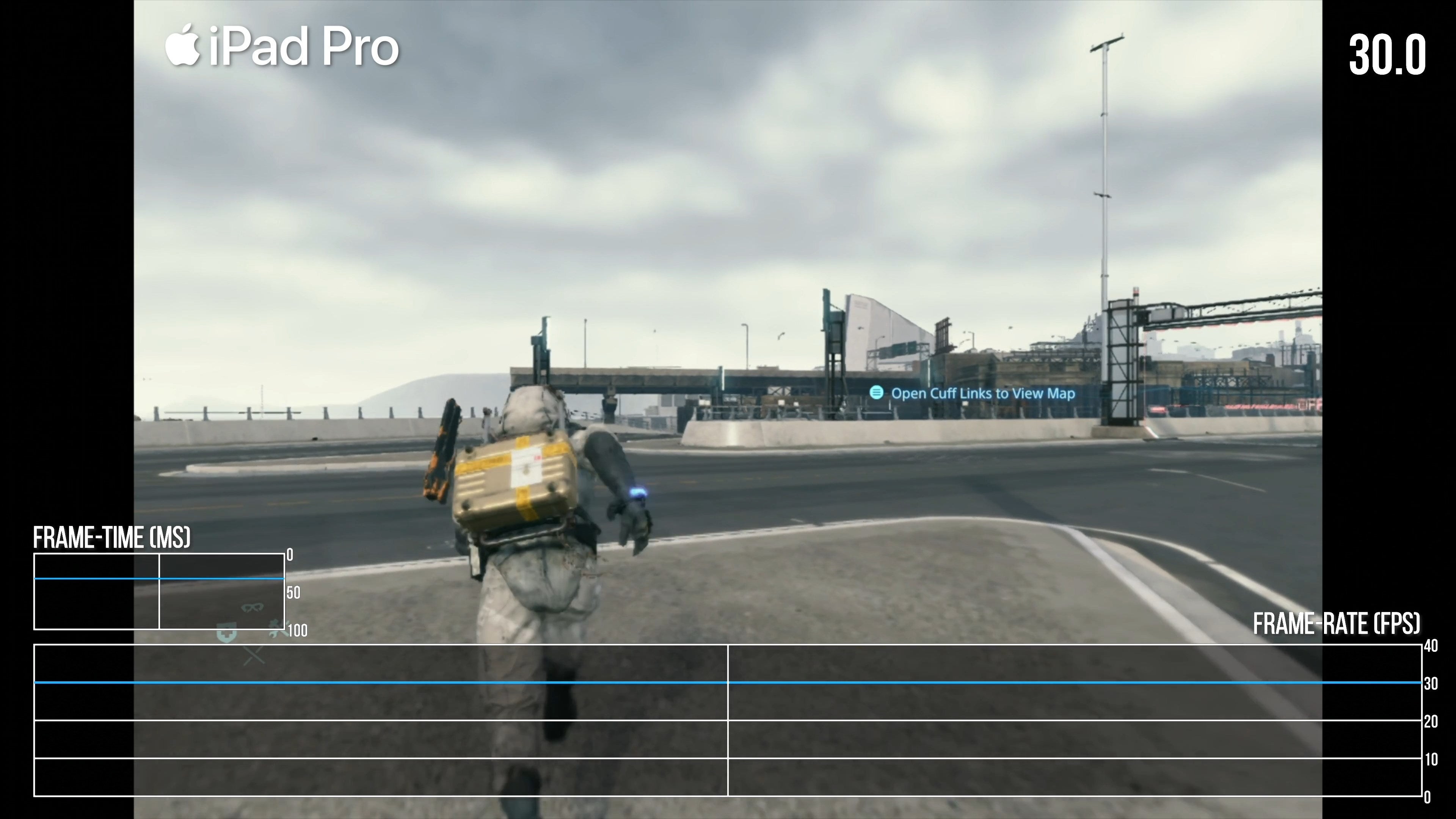Death Stranding hoạt động ổn định 30fps trên iPad Pro M4 nhờ hiệu năng vượt trội