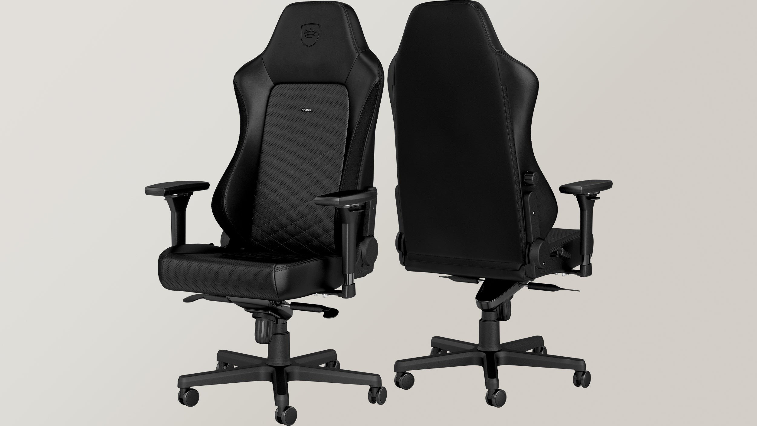 Ghế gaming Noblechairs Hero Black Edition màu đen sang trọng và tối giản