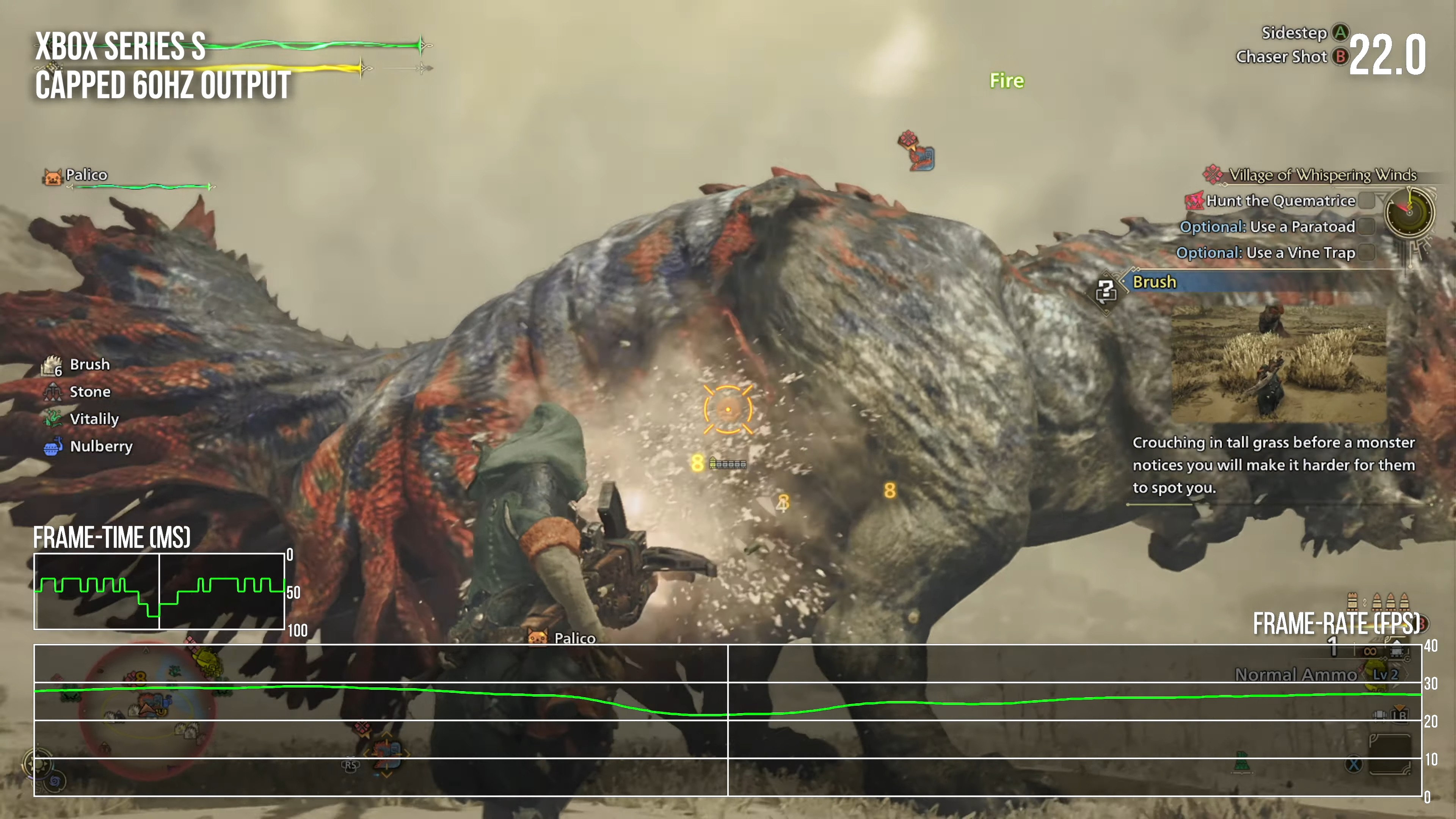 Khung hình Monster Hunter Wilds trên Xbox Series S tụt xuống mức thấp khi chiến đấu