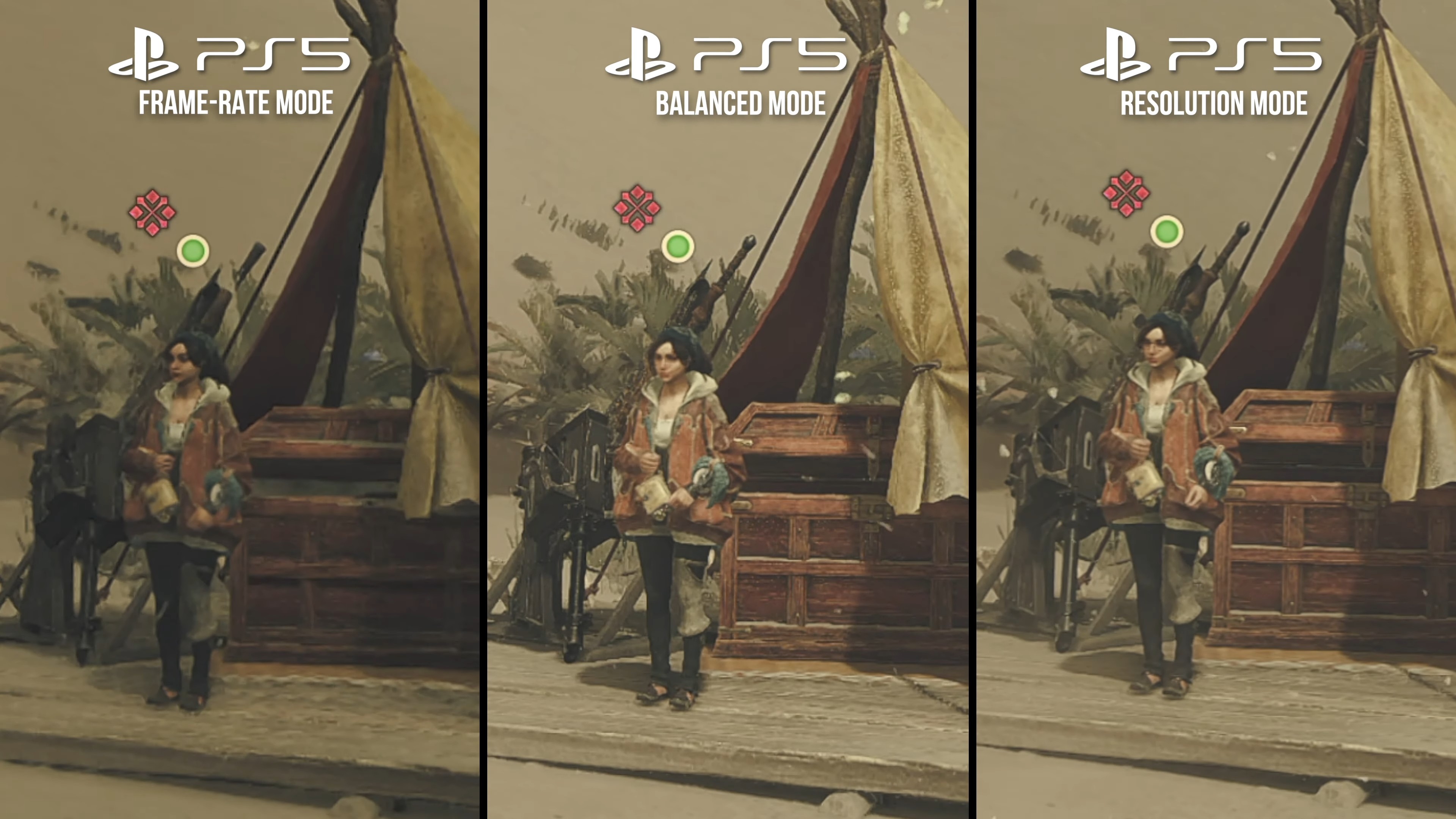 So sánh chất lượng hình ảnh các chế độ đồ họa Monster Hunter Wilds trên PS5