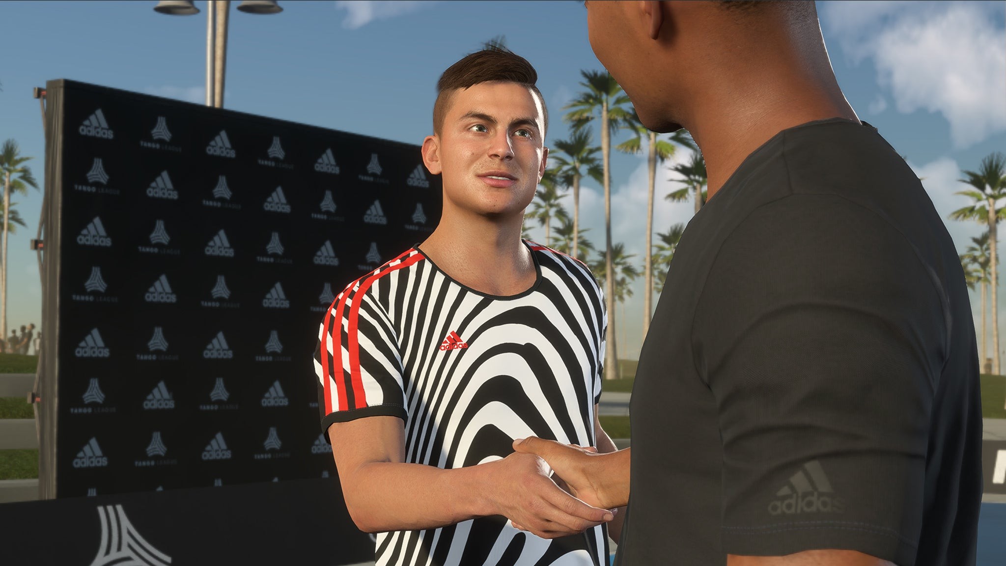 Alex Hunter khoác áo Real Madrid trong một trận đấu của The Journey Champions