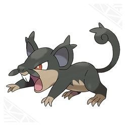 Alolan Rattata dạng Alola màu tối hệ Bóng tối Thường trong Pokemon Go