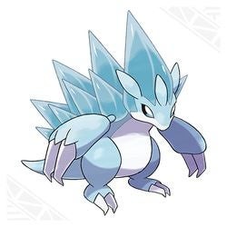 Alolan Sandslash với gai băng hệ Băng Thép trong Pokemon Go