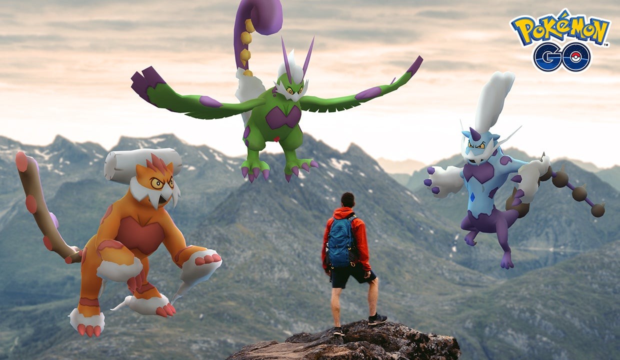 Ảnh bìa Season of Legends Pokémon Go với các Pokémon huyền thoại