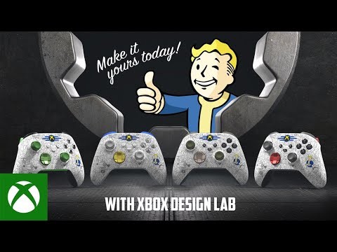 Ảnh bìa video giới thiệu tay cầm Xbox Design Lab phiên bản Fallout với dòng chữ S.P.E.C.I.A.L. Delivery.