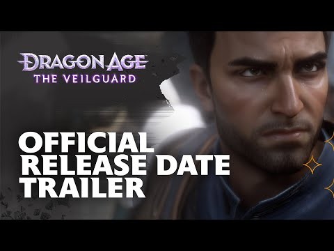 Ảnh bìa video trailer công bố ngày phát hành Dragon Age: The Veilguard với hình ảnh nhân vật Morrigan