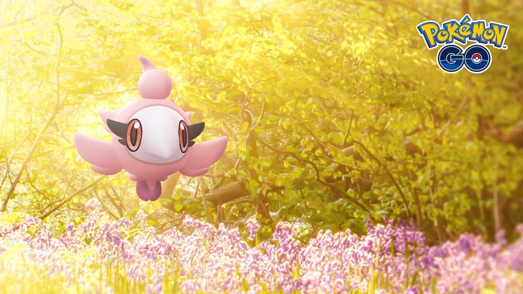 Ảnh cận cảnh Pokémon Spritzee trong game Pokémon Go
