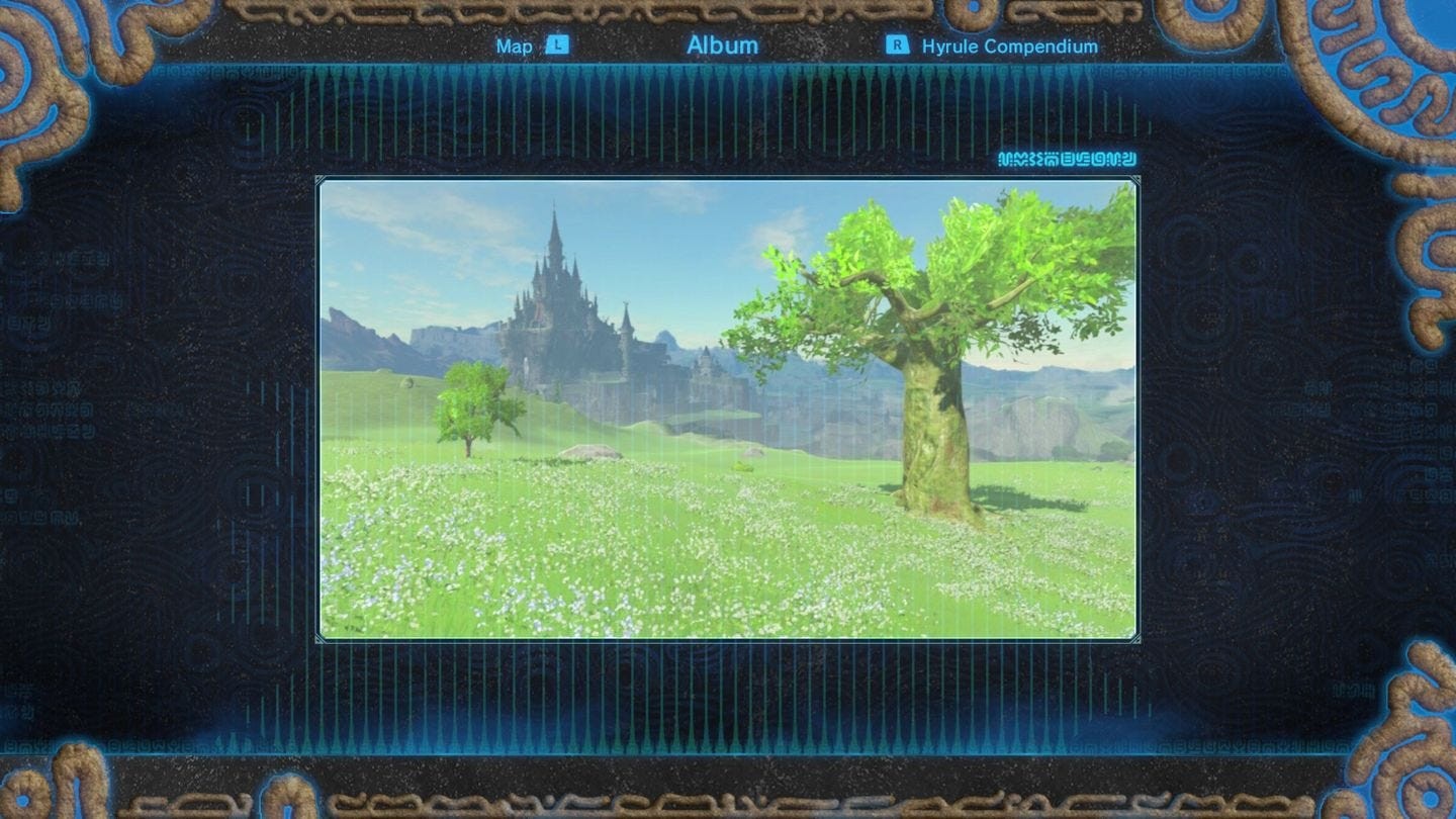 Ảnh manh mối Ký ức 09 - Công Chúa Câm Lặng gần Hyrule Castle
