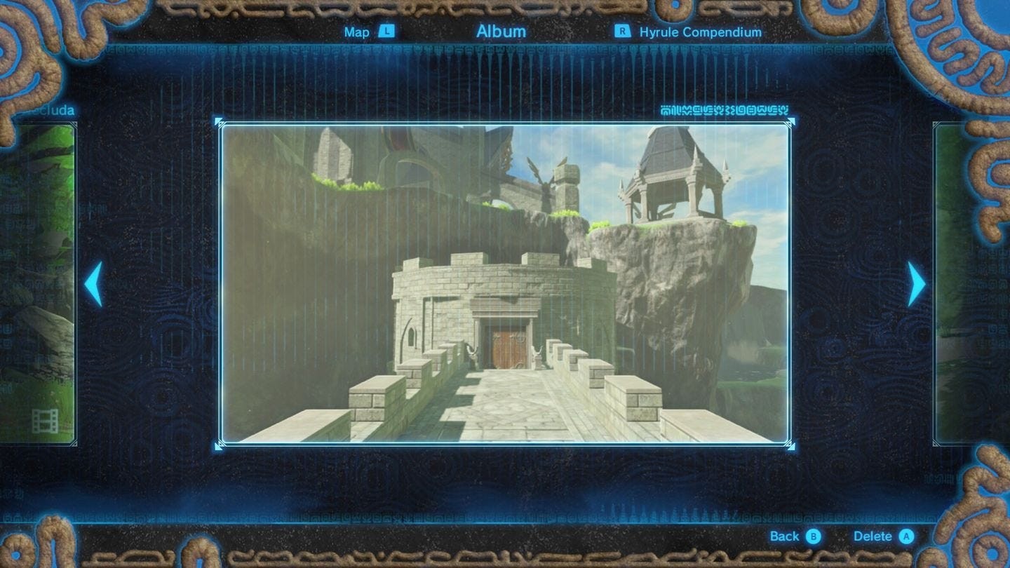 Ảnh manh mối Ký ức 12 - Cha và Con Gái tại Hyrule Castle