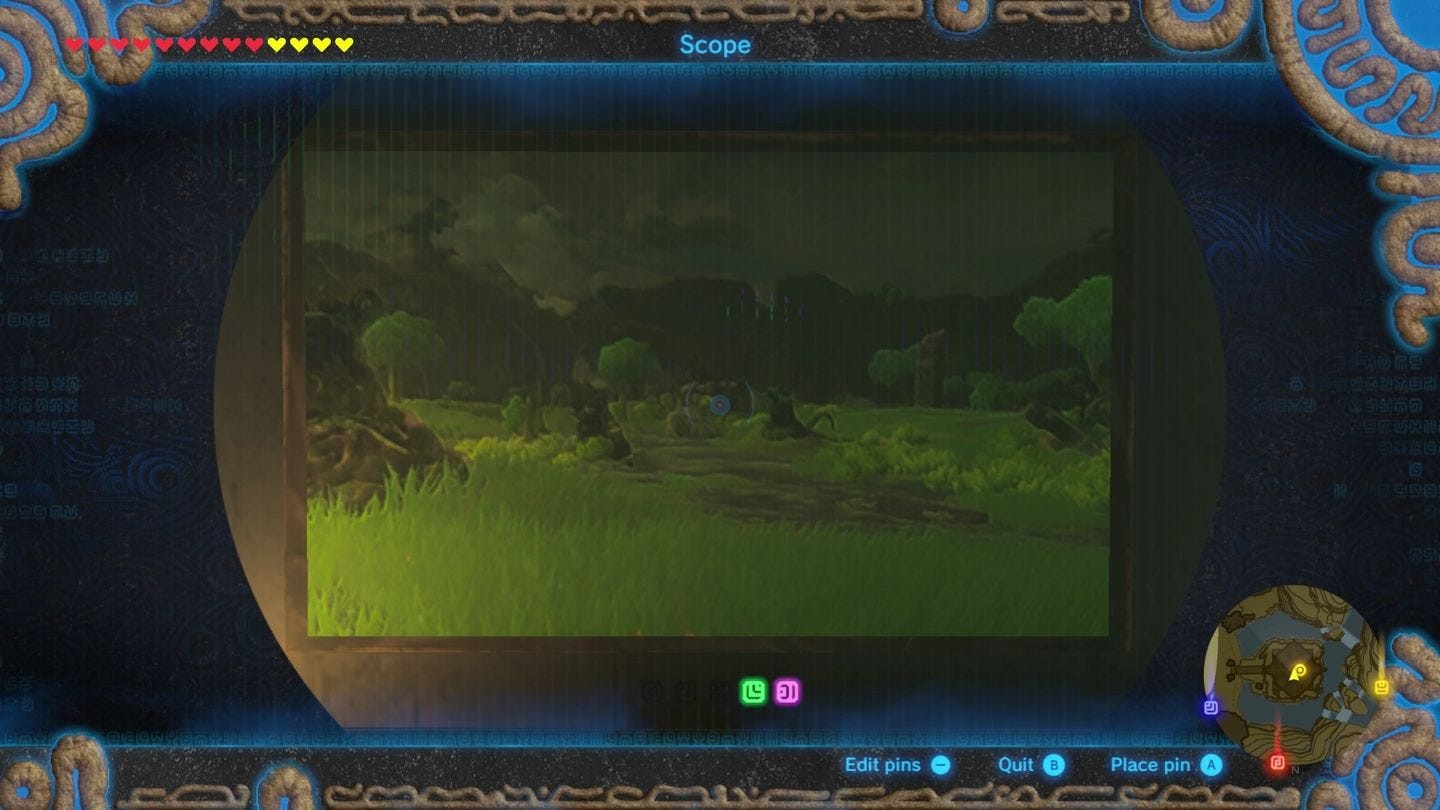 Ảnh manh mối Ký ức 17 - Zelda Thức Tỉnh trên chiến trường Guardian
