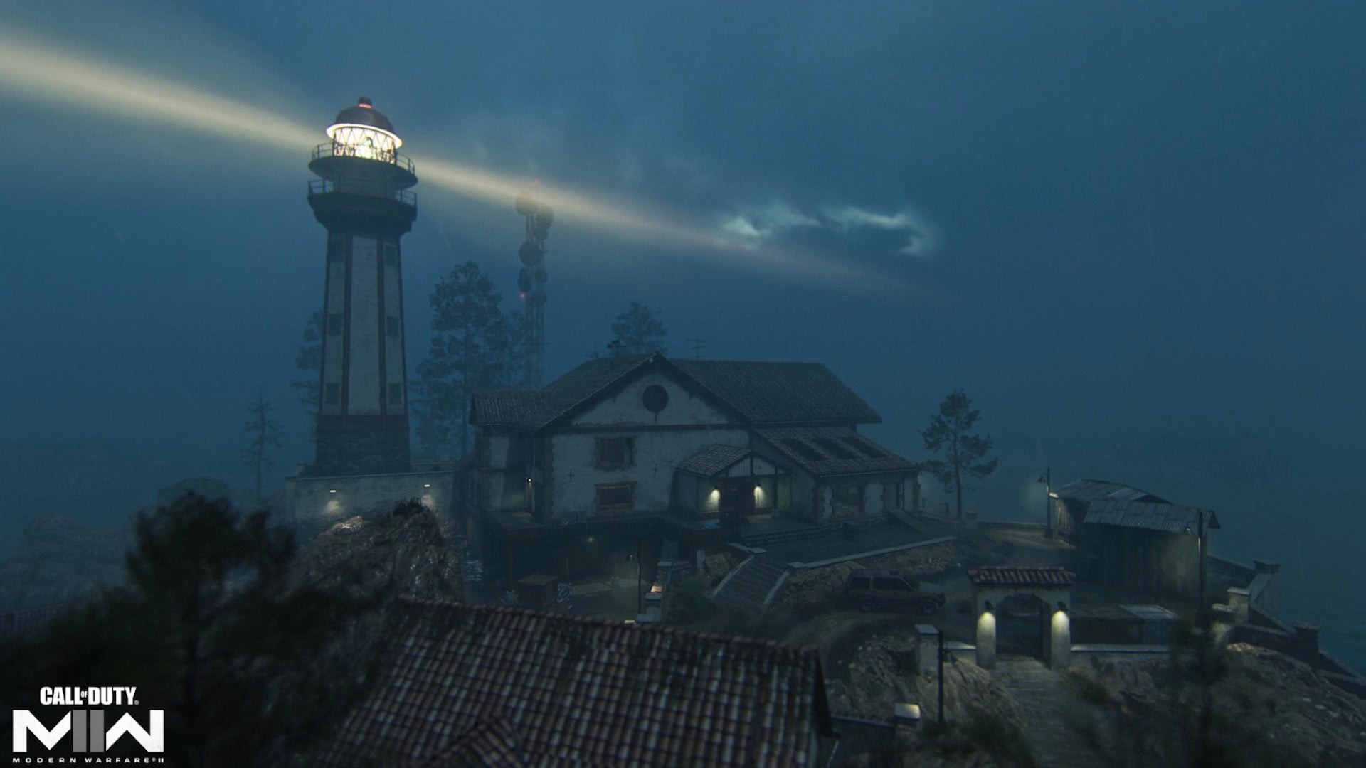 Ảnh nền chính thức Season 3 Modern Warfare 2 và Warzone 2 với hình ảnh ngọn hải đăng Pelayo's Lighthouse