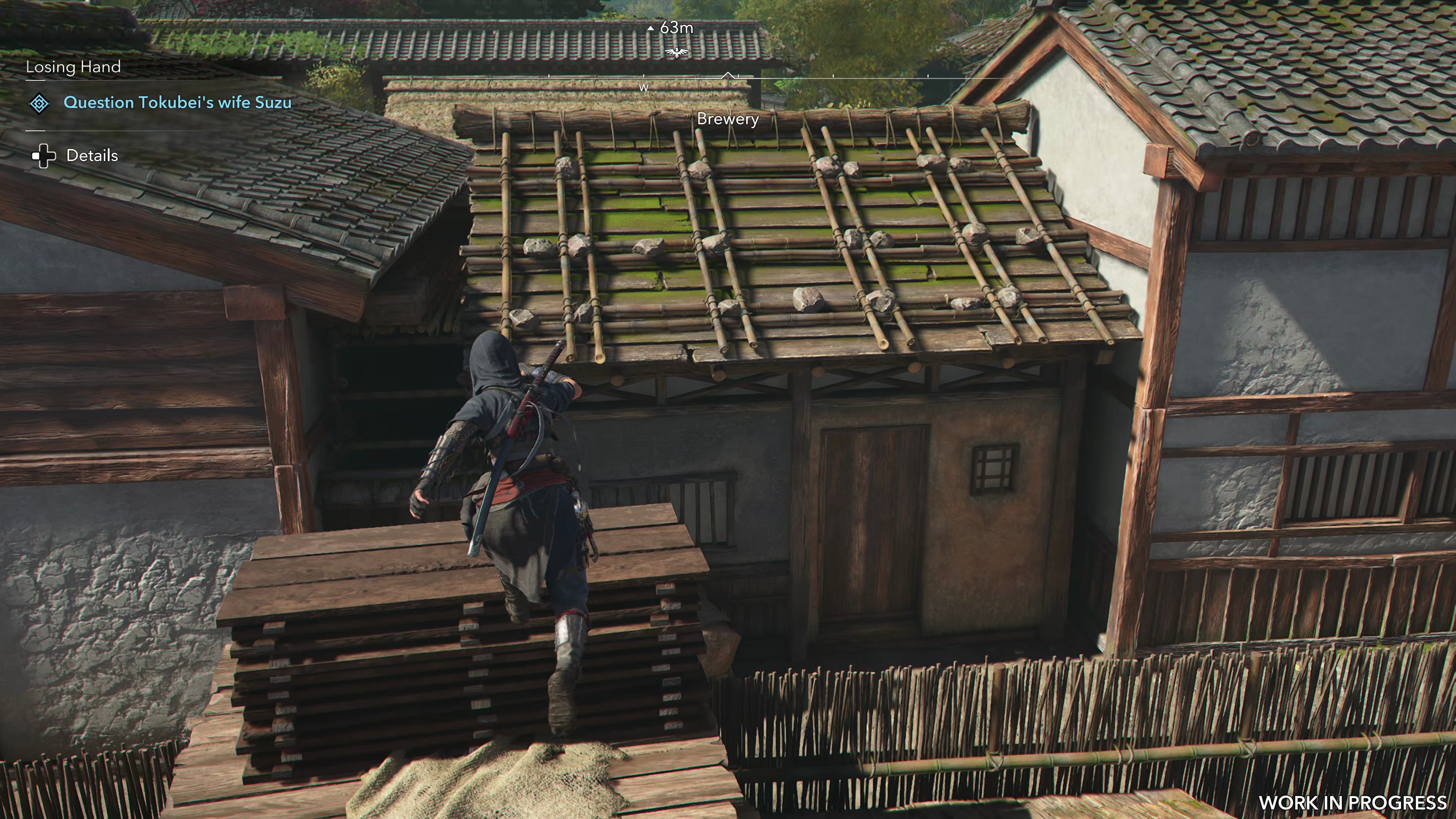 Assassin's Creed Shadows - Kiến trúc mái nhà