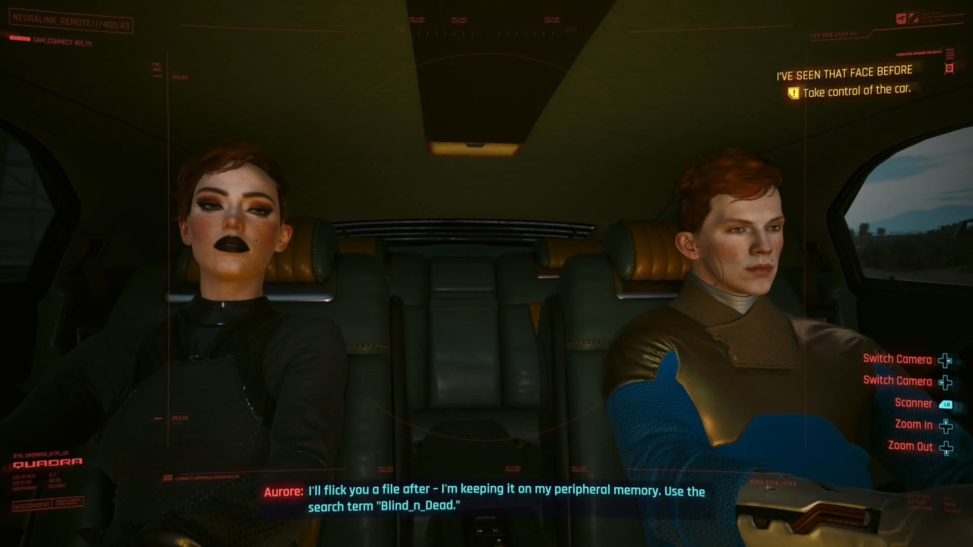 Aurore Cassel tiết lộ thông tin về Slider và tệp Blind_n_Dead trong Cyberpunk 2077