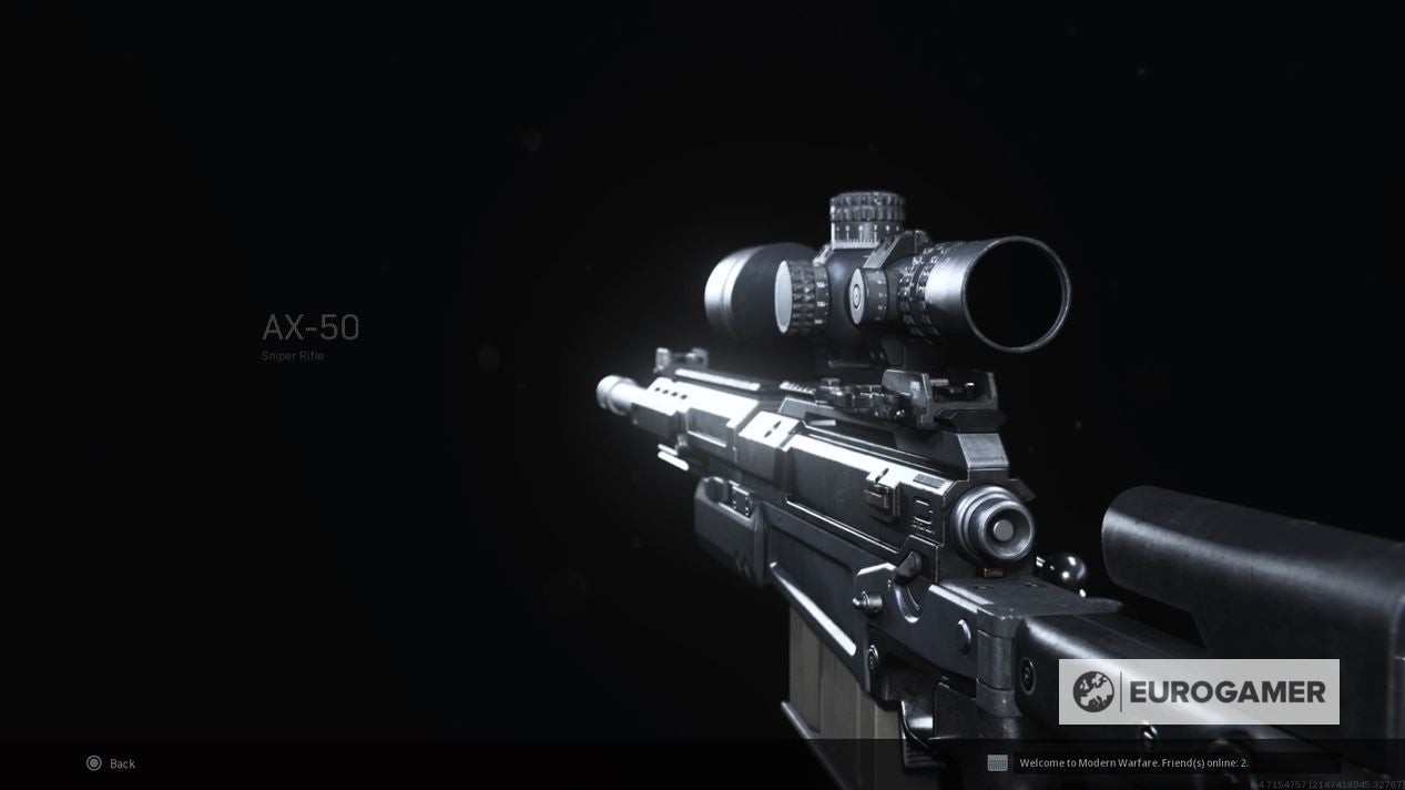 AX-50 - súng bắn tỉa mạnh nhất trong Modern Warfare