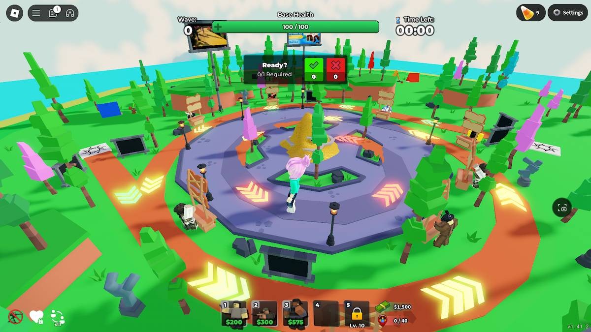 Bản đồ sự kiện Pls Donate trong Tower Defense Simulator