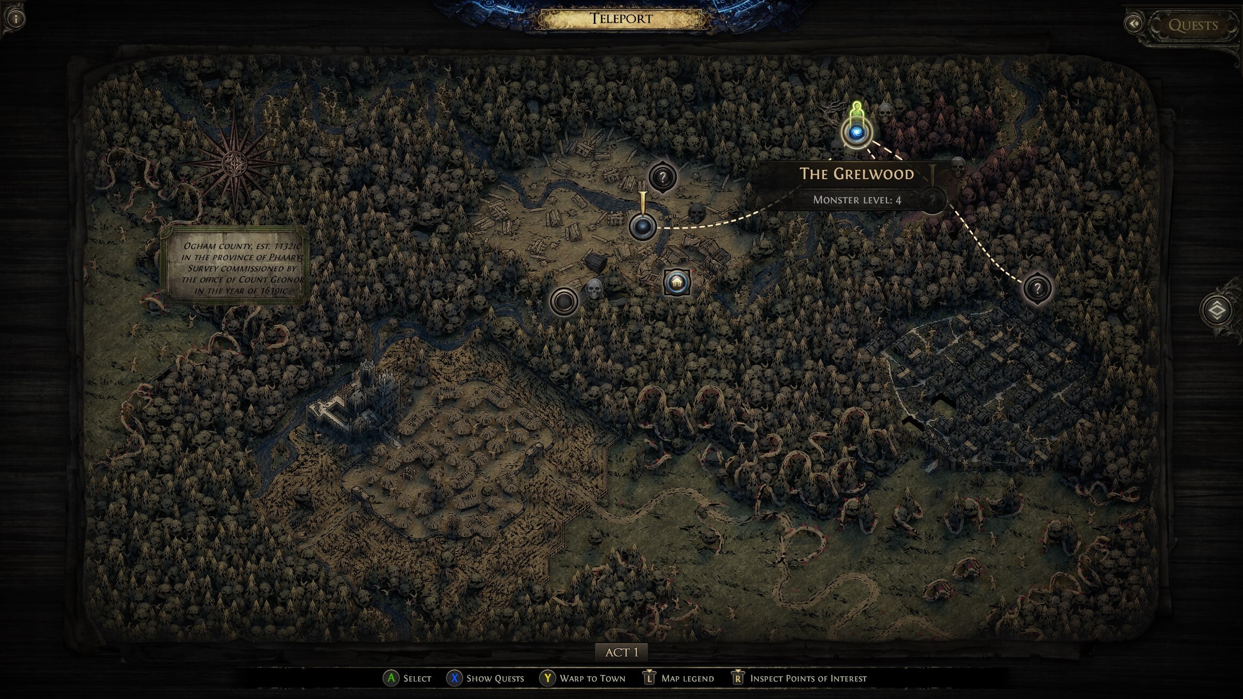 Bản đồ trong Path of Exile 2