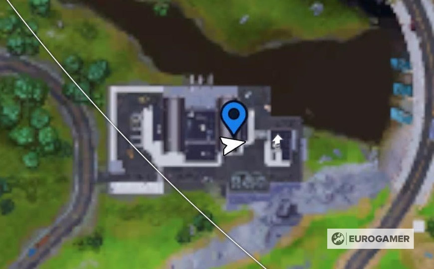 Bản đồ vị trí Hướng dẫn Ngày Tận Thế Fortnite tại Hydro 16
