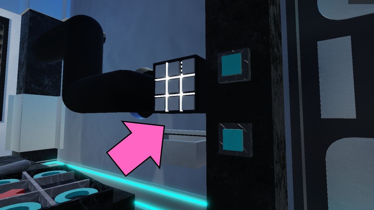 Bàn phím số cho câu đố Tic Tac Toe trong Terminal Escape Room