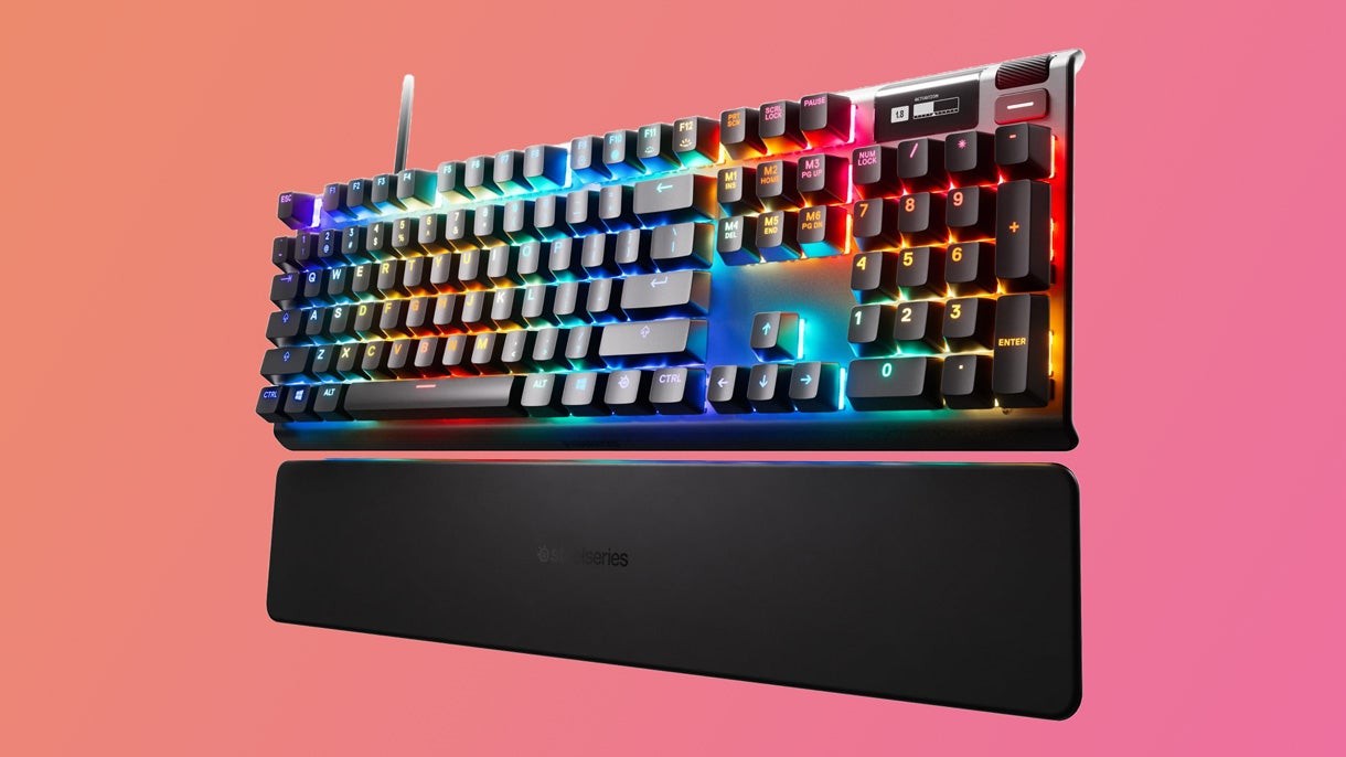 Bàn phím SteelSeries Apex Pro (kích thước đầy đủ) với switch từ tính