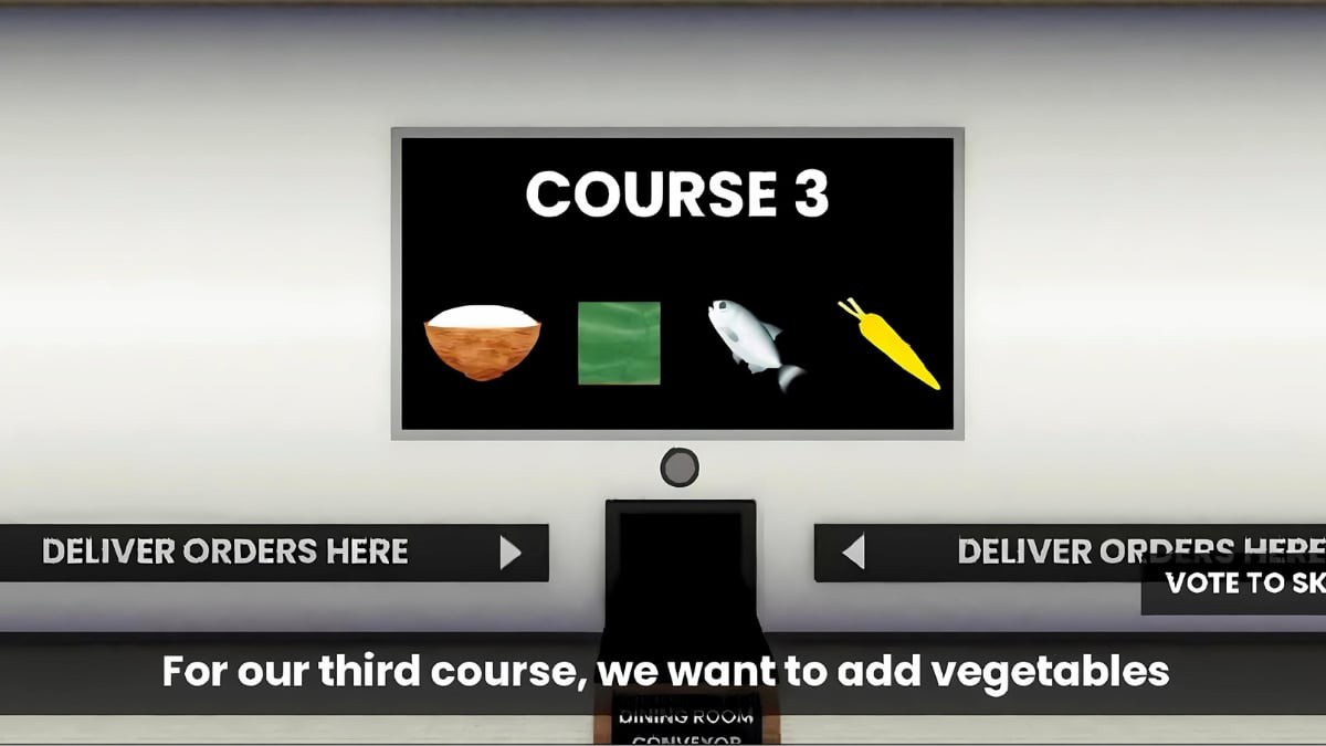 Bắt đầu màn chơi thứ ba của Scary Sushi trong Roblox