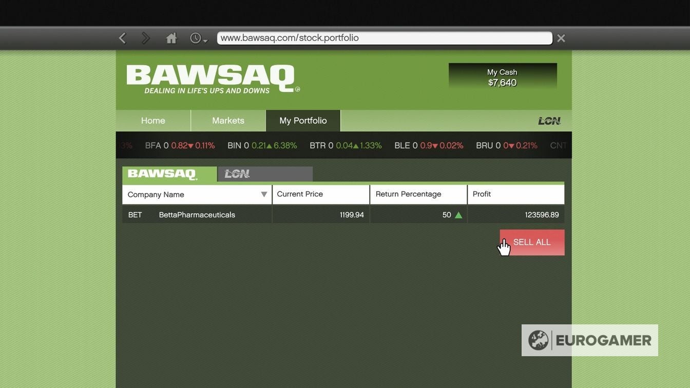 BAWSAQ stock terminal trong GTA 5