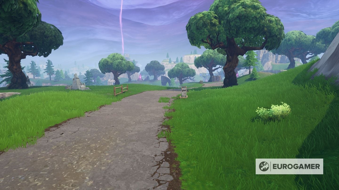 Biển báo Radar Fortnite khu vực Salty Springs