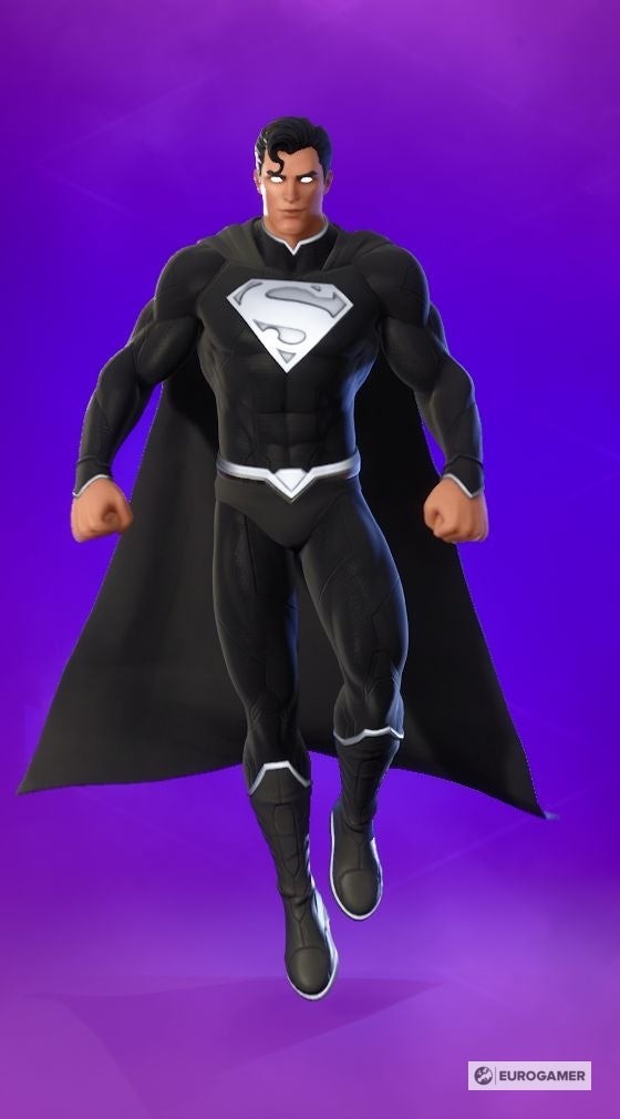 Biến thể Shadow của skin Clark Kent trong Fortnite
