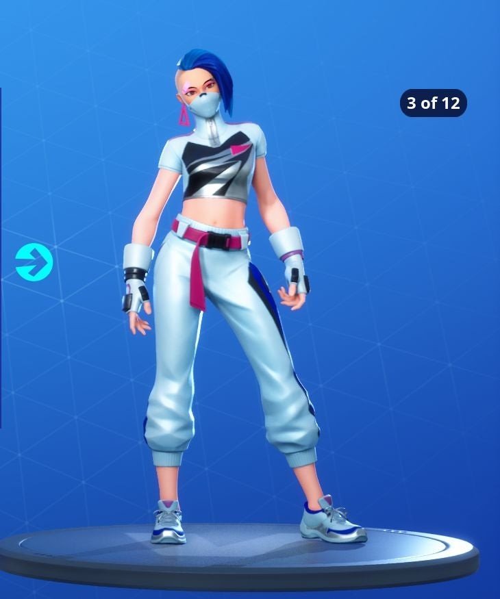 Biến thể skin Catalyst Fortnite Mùa 10 phong cách rách rưới