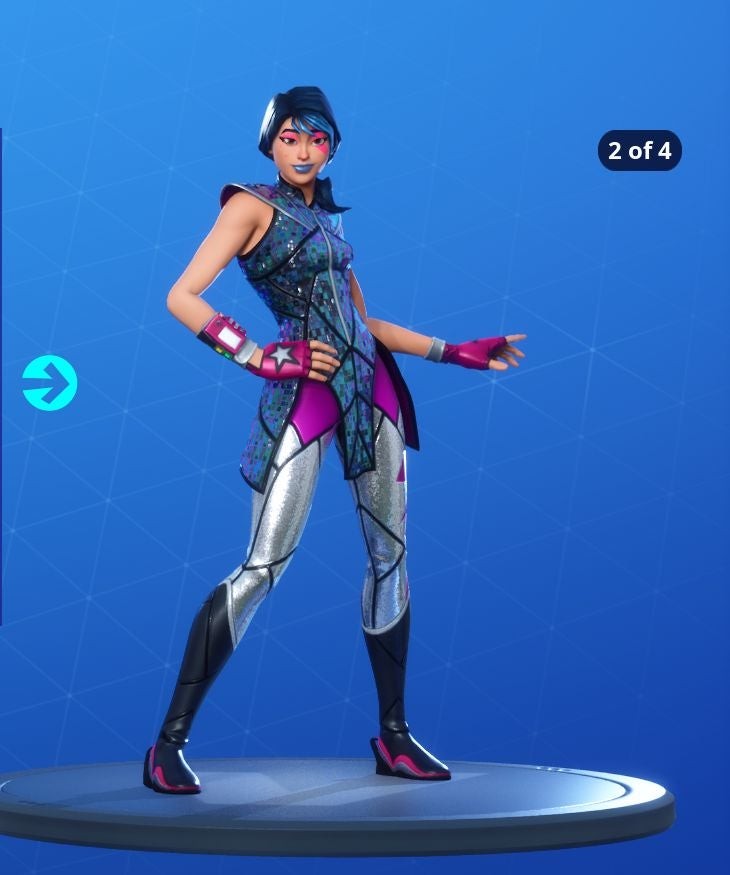 Biến thể skin Sparkle Supreme Fortnite Mùa 10 màu vàng