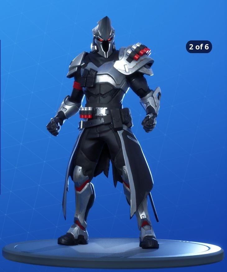 Biến thể skin Ultima Knight Fortnite Mùa 10 màu đỏ