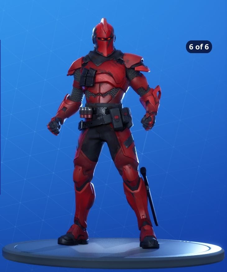 Biến thể skin Ultima Knight Fortnite Mùa 10 Origin vàng