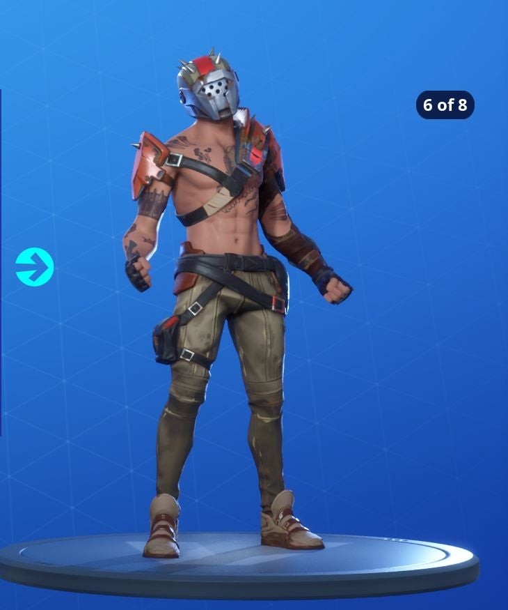 Biến thể skin X-Lord Fortnite Mùa 10 mặt nạ đầu lâu