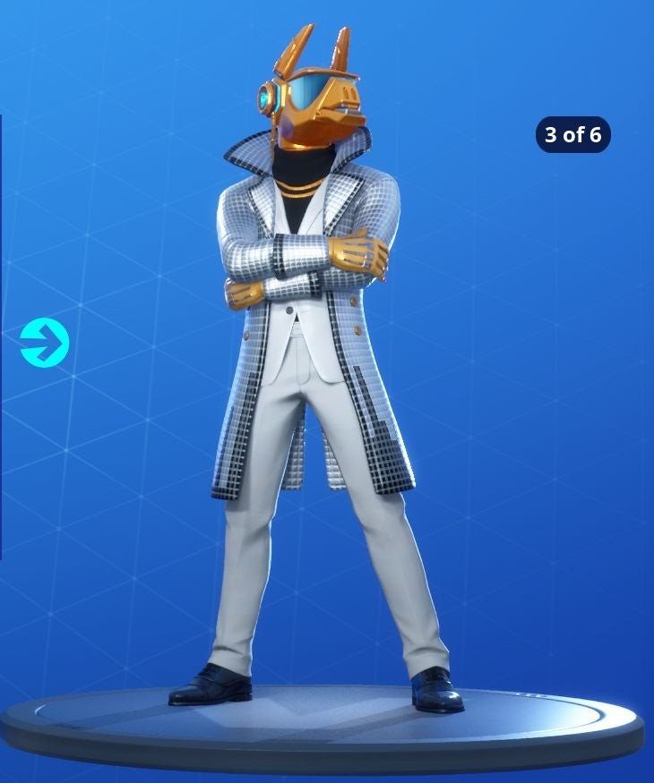 Biến thể skin Yond3r Fortnite Mùa 10 áo vàng