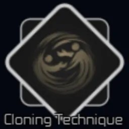 biểu tượng kỹ thuật nguyền rủa Cloning Technique trong Jujutsu Infinite