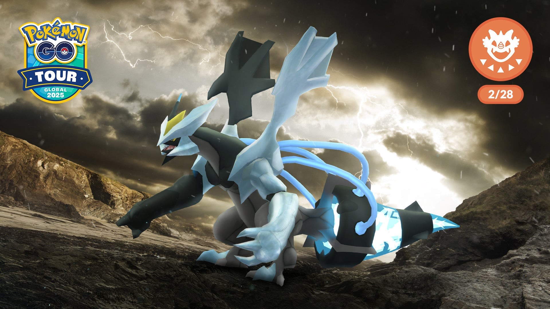 Black Kyurem dạng hợp thể với hiệu ứng Adventure Effect Freeze Shock