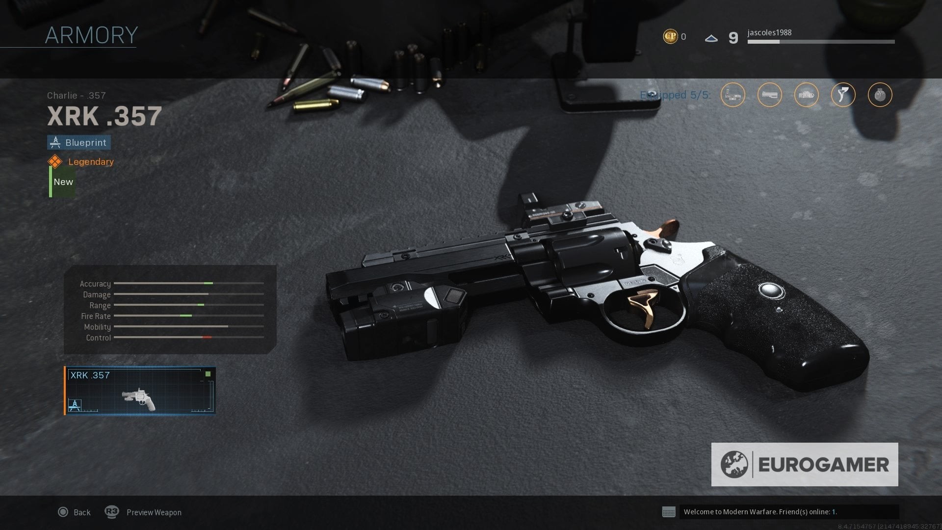 Blueprint XRK .357 độc quyền cho người đặt trước Modern Warfare