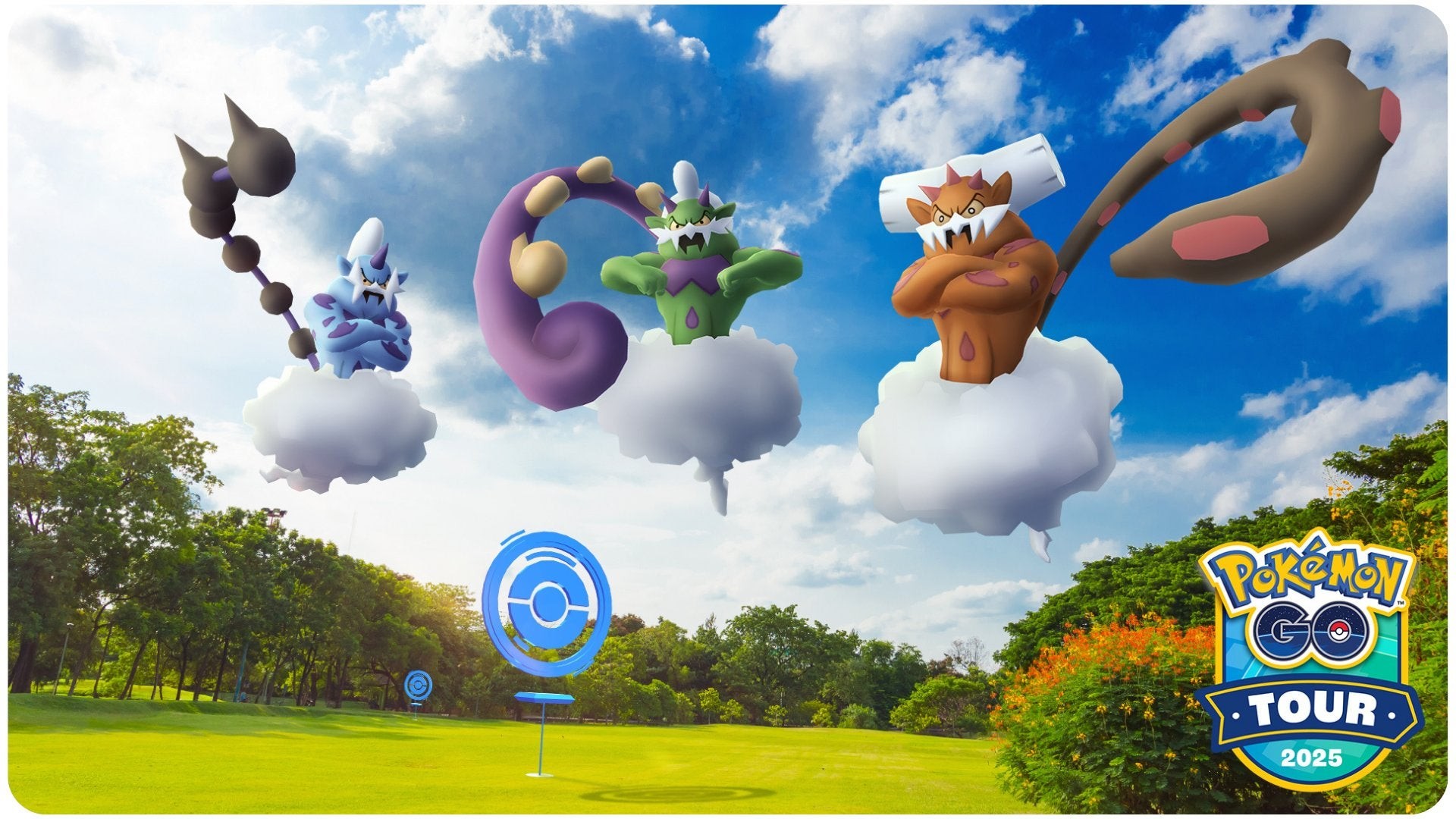 Bộ ba Forces of Nature Tornadus Thundurus Landorus trong Pokémon Go