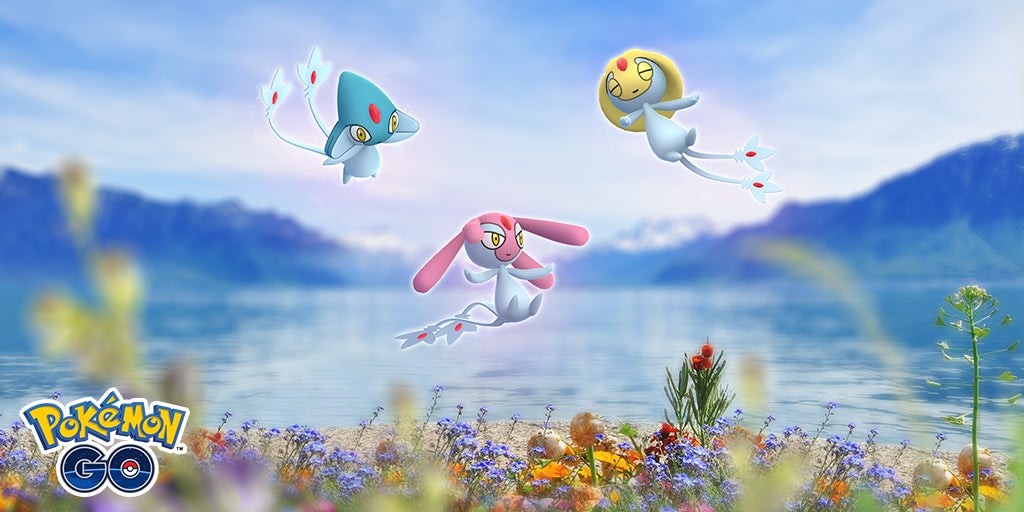 Bộ ba hộ vệ hồ Uxie, Mesprit và Azelf trong Pokémon Go