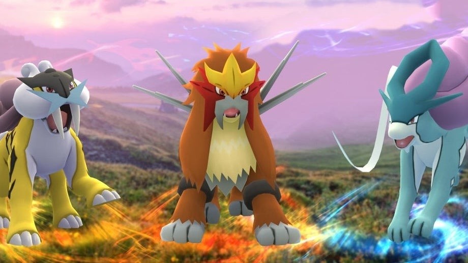 Bộ ba Thú Huyền Thoại Raikou, Entei, Suicune trong Pokémon Go