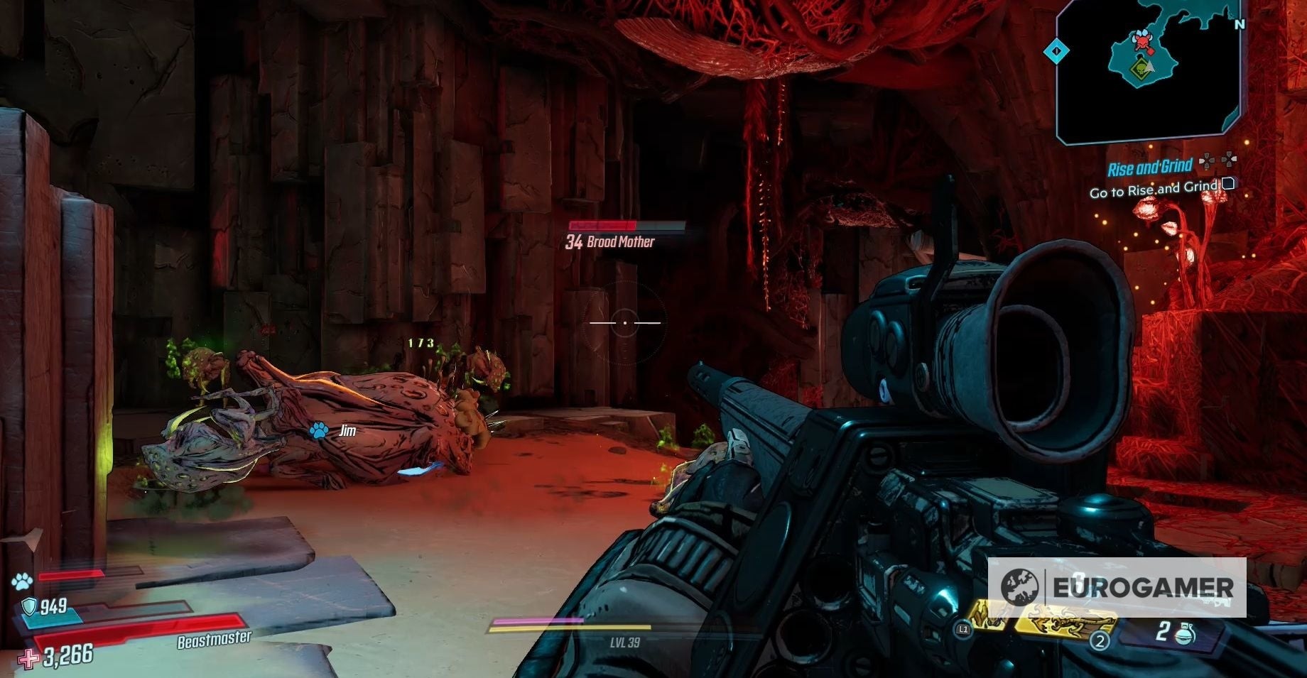 Brood Mother sẽ triệu hồi đám con của mình để tấn công người chơi - Borderlands 3