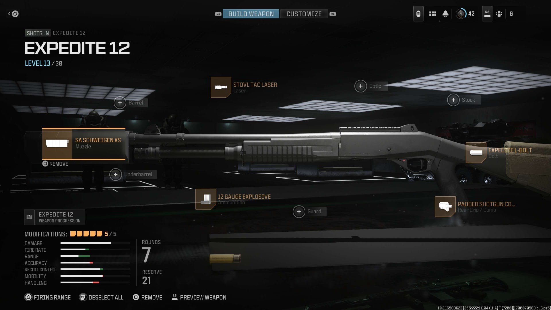 Build phụ kiện tùy chỉnh cho shotgun Expedite 12 trong MW3