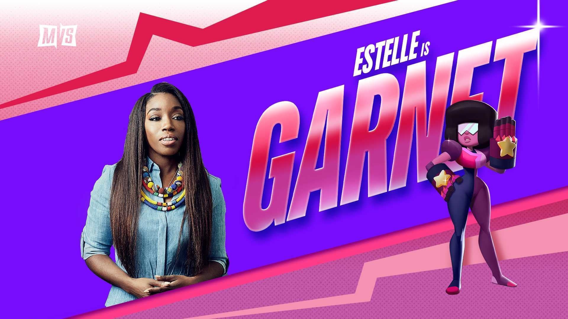 Ca sĩ Estelle lồng tiếng cho Garnet từ Steven Universe