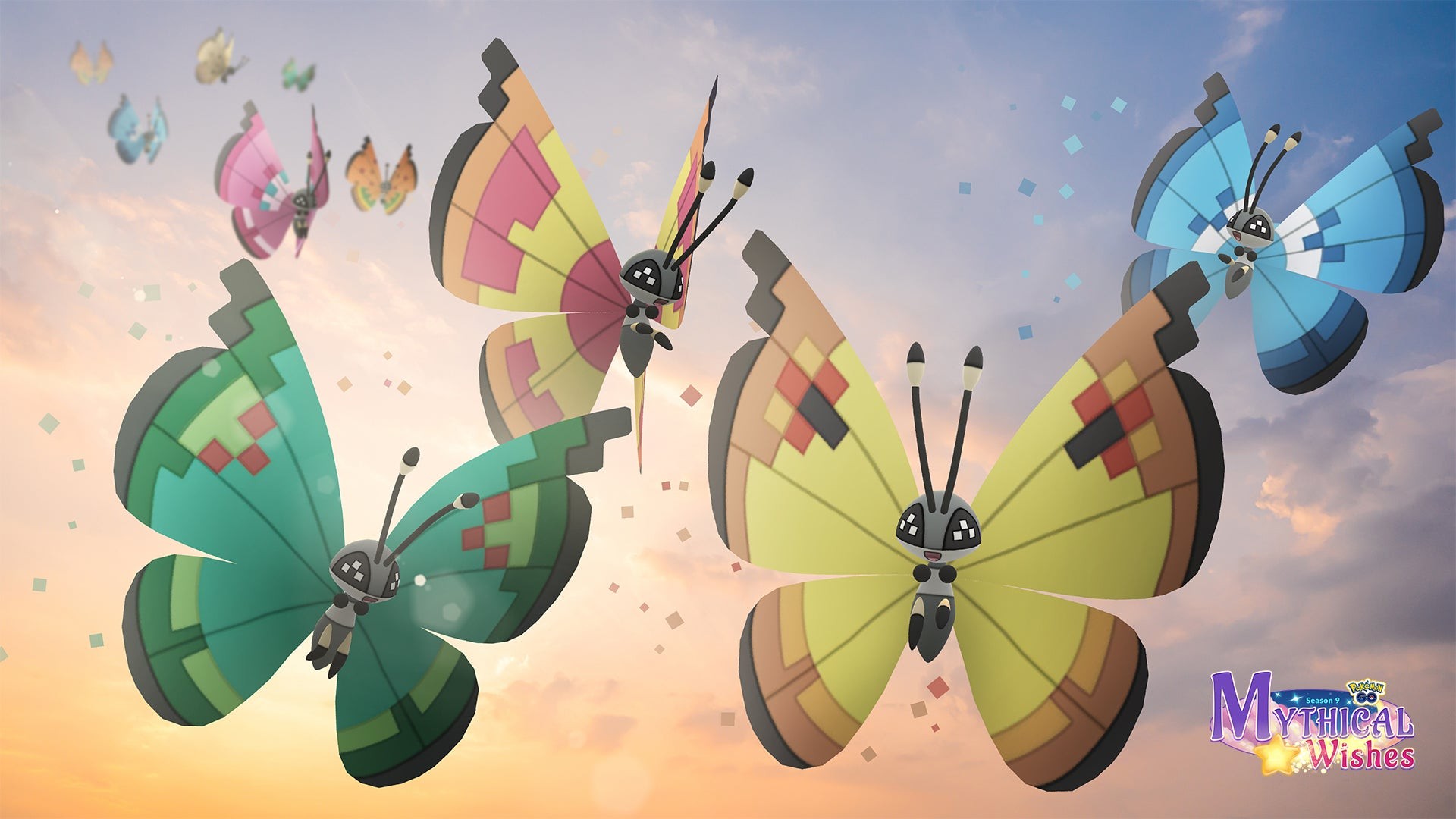 Các dạng hoa văn khác nhau của Vivillon trong Pokémon Go