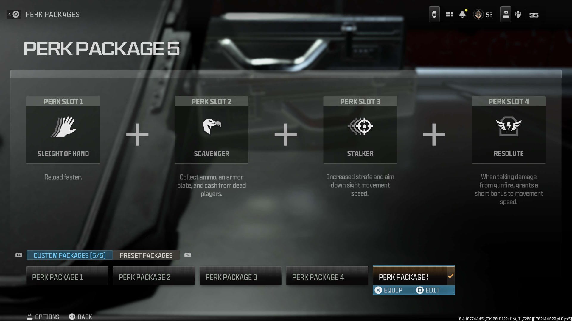Các perk đề xuất cho loadout WSP Swarm tốc độ cao trong Warzone