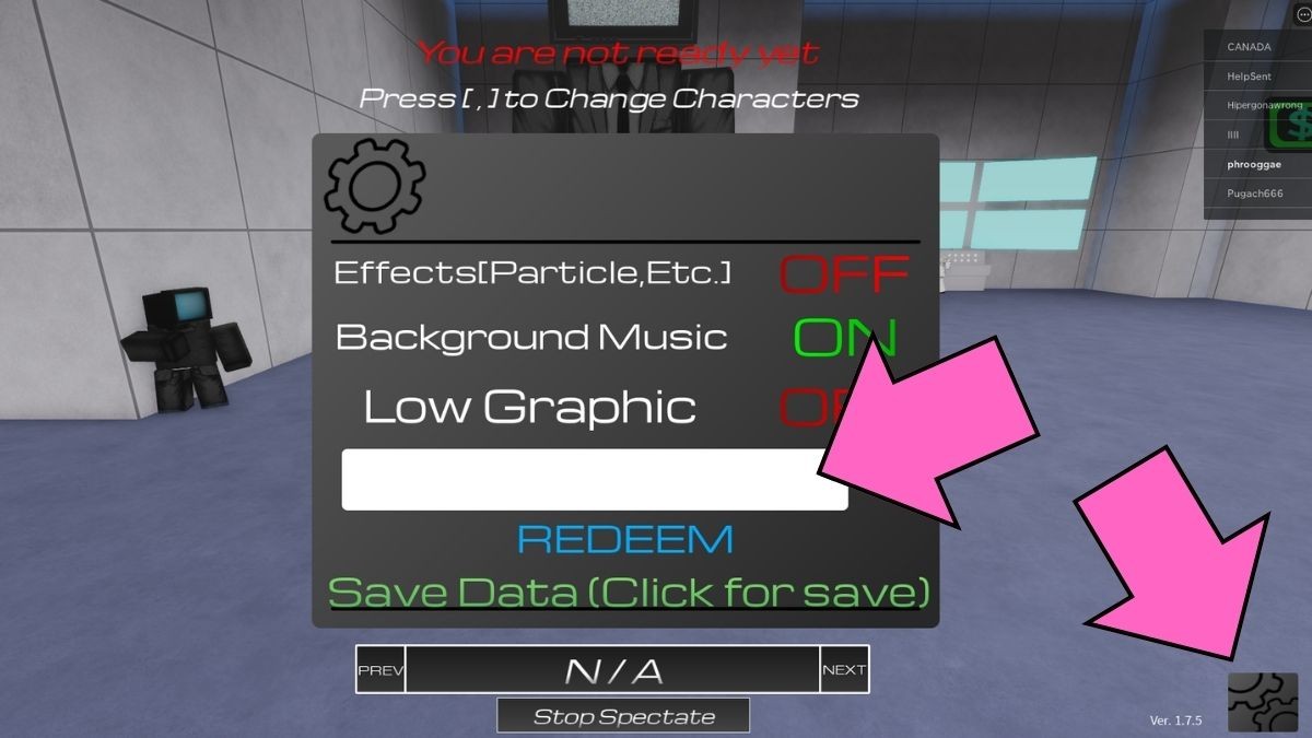 Cách đổi mã code trong ST Blockade Battlefront