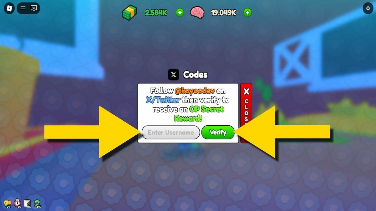Cách nhập mã code Maze Simulator bước 2