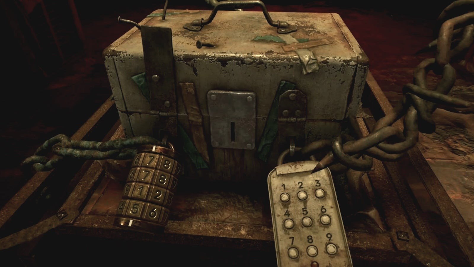 Cận cảnh hộp Chained Box trong Silent Hill 2