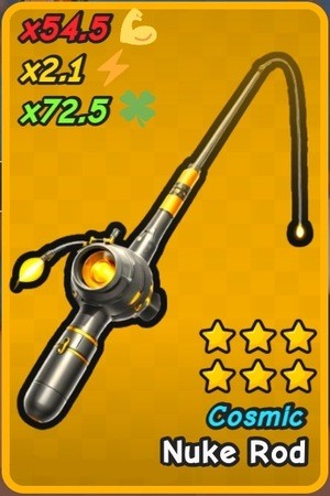 Cần câu Nuke Rod trong Go Fishing Roblox