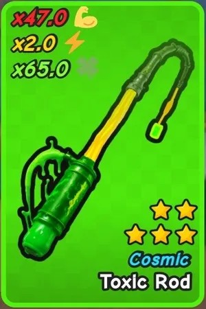 Cần câu Toxic Rod trong Go Fishing Roblox
